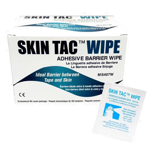 TORBOT COMPANY Torbot Group Skin Tac Skin Barrier Wipe - MS407WBX - 50 Each/Box