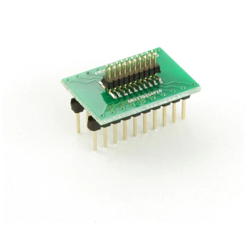 Chip Quik Proto-Advantage DR127D254P20M Dual Row 1.27mm Pitch 20-Pin Male Header to DIP-20 Adapter