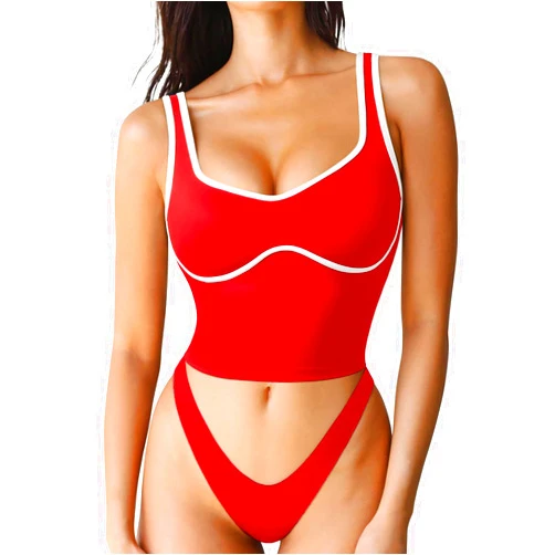 SUUKSESS Women Sweetheart Neckline Longline Sports Bra Padded Basic Workout Crop Tank Top