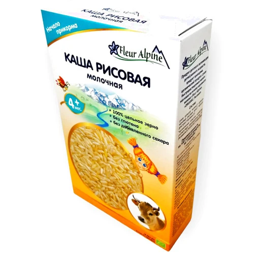 Fleur Alpine Beby Milk Rice for Babies from 4 months 7oz/200g from Germany