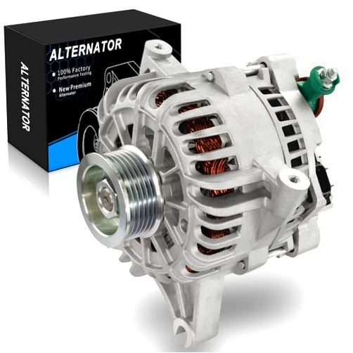 SZKAIDAG High Output Alternator for:-Ford F150 Heritage F350 Expedition For:-Lincoln Mark LT Navigator 5.4L 2004 2005 2006 2007 2008 12V 110 Amp 6 Grooves Clockwise OE# 4L3U10300BA, 2-08318, 208443