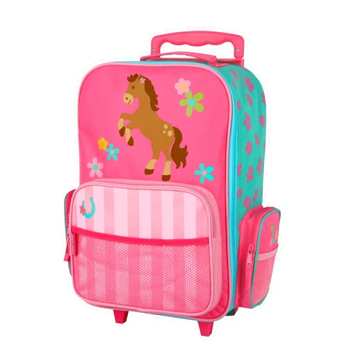 Stephen Joseph Kids Classic Rolling Luggage, Girl Horse, One Size