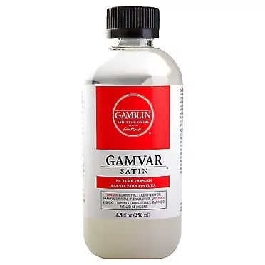 Gamblin Gamvar Pict Varnish 8.5 Oz Satin
