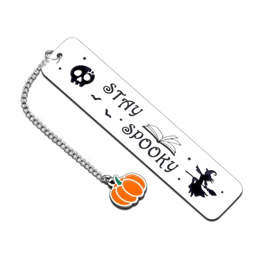 Cueillir Terre Boo Basket Stuffers for Reading Women Men Spooky Bookmark Gifts for Book Lovers Bookworms Bookish Gifts for Kids Teens Adults Nightmare Before Christmas Gifts Ideas for Horror Lovers Bookmark Lovers