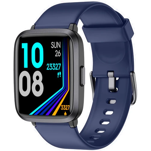 POIUZET Fitness Tracker, Fitness Watch with Blood Oxygen, Blood Pressure & Heart Rate Monitor, Steps Calories Counter, Sleep Monitor, Pedometer 50 Meters Waterproof, Smart Watch for Android iPhones