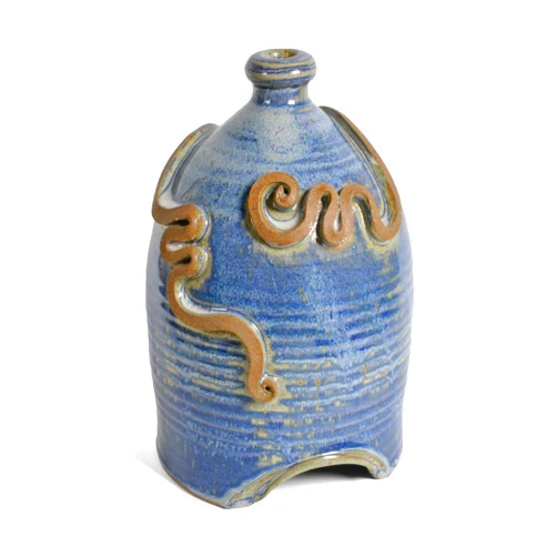 Anthony Stoneware Toad House, French Blue
