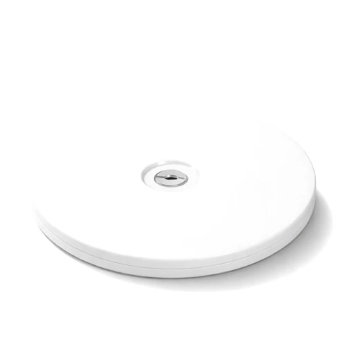 Fyntave 6 inch Lazy Susan Turntable Organizer, White Acrylic Ball Bearing Rotating Tray, Heavy Duty Rotating Swivel Stand with Steel Ball Bearings for Cake, Spice Rack Perfect for Kitchen Pantry