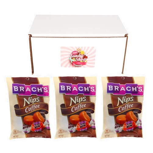 SECRET CANDY SHOP Nips Coffee Candy 3.25oz Bags (Pack of 3)