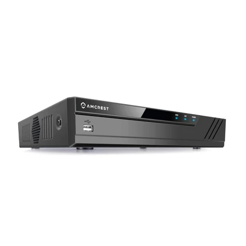 Amcrest 4K 8CH NVR (1080p/3MP/4MP/5MP/8MP) Network Video Recorder - Supports up to 8 x 8MP/4K IP Cameras, 8-Channel, Supports up to 6TB Hard Drive (No Built-in WiFi) (REP-NV4108-HS) (Renewed)