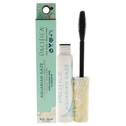 Pacifica Aquarian Gaze Water-Resistant Long Lash Mineral Mascara - Abyss Mascara Women 0.25 oz