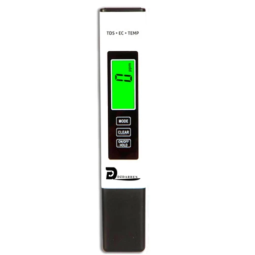 Dzdarren TDS Meter Digital Water Tester, 3 in 1 TDS, EC & Temperature Meter, Accurate PPM Meter, Digital Water Testing Kits for Drinking Water Quality, Hot Tubs, Pool, Aquarium,Hydroponics,Wine Brewing