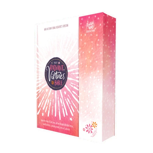 Zondervan NIrV, Radiant Virtues Bible for Girls: A Beautiful Word Collection, Hardcover, Magnetic Closure, Comfort Print: Explore the virtues of faith, hope, and love