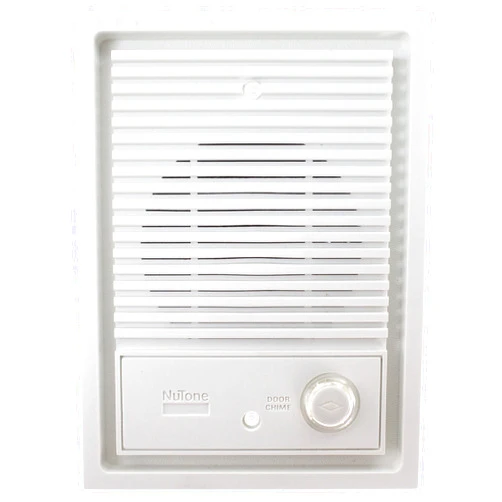 Broan Nutone IS-67WH Wall-Mounted Intercom Speaker with Lighted Pushbutton, White