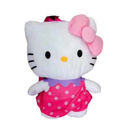 R.I.O.T. Toyz Hello Kitty Jumbo Sanrio 18 Inches Plush Backpack with Dot -TOYZ