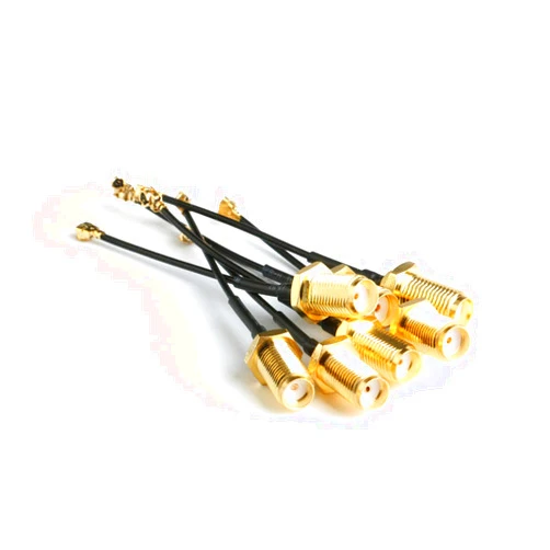 HiLetgo 5pcs U.FL-1 to SMA Female Pigtail Antenna Wi-Fi Coaxial Low Loss Cable 6 inch (15cm)