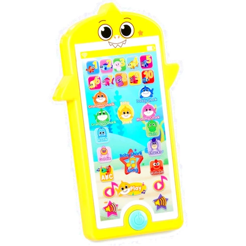 WowWee Baby Shark's Big Show! Mini Tablet for Kids – 123 and ABC Learning Toys for Toddlers – Kids Tablets (Handheld)