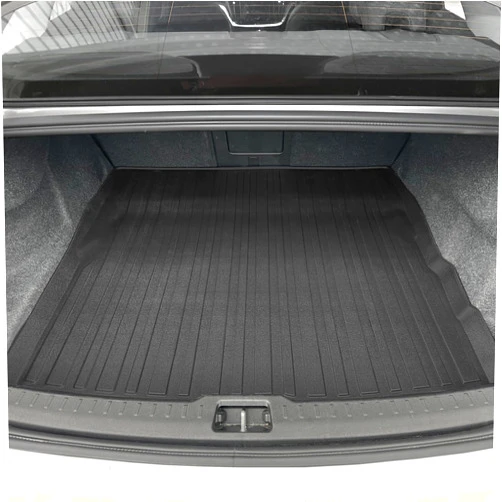 EcoLiner USA Premium Cargo Liner for Volvo S60 B5 Sedan 2019-2025- 100% Protection - Custom Fit Car Trunk Mat - All-Season Black Cargo Mat - 3D Shaped Laser Measured Trunk Liners for Volvo S60 T8