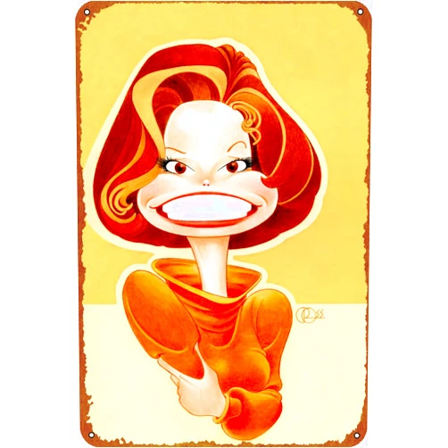 IEITB Mary Tyler Moore Poster Tin Metal Sign Vintage Wall Plaque Decor 8x12 Inch