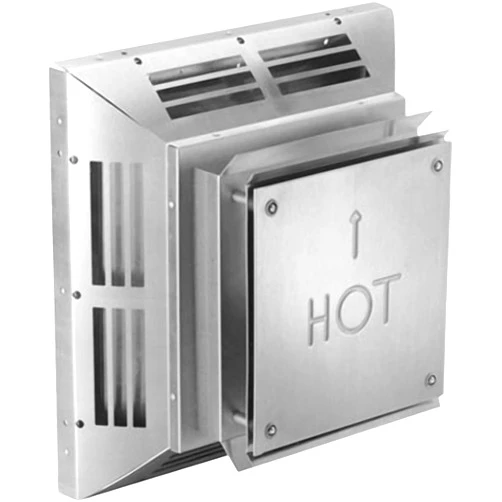 DuraVent Simpson Dura-Vent Duravent Pro Square Horizontal Termination Cap, 5x8, Aluminum