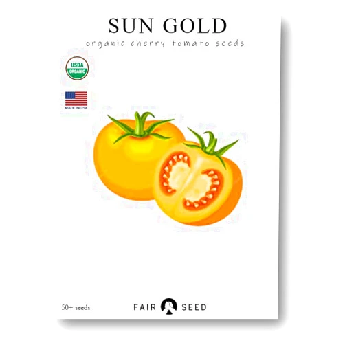 Generic Organic Sun Gold Cherry Tomato Seeds 25+ Seeds