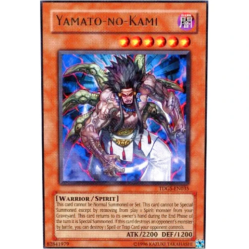 Yu-Gi-Oh! - Yamato-no-Kami (TDGS-EN035) - The Duelist Genesis - Unlimited Edition - Rare