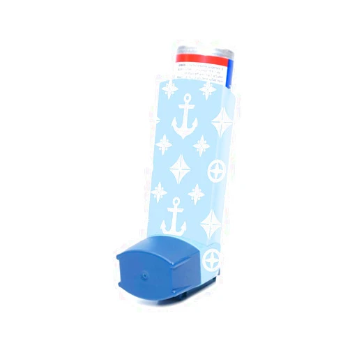 MIGHTY SKINS MightySkins Skin for Ventolin HFA Asthma Inhaler - Baby Blue Designer | Protective, Durable, and Unique Vinyl Decal wrap Cover | Easy to Apply, Remove, and Change Styles | Made in The USA