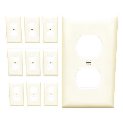 ENERLITES Duplex Receptacle Outlet Wall Plate, Size 1-Gang 4.50