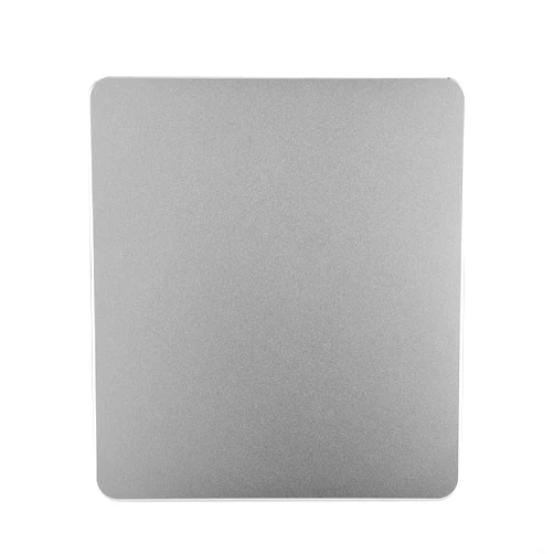 Cyrank Aluminum Mouse Pad, Hard Gaming Mouse Pads with Double Sided Metal Mouse Mat for Desk,Laptop, Computer, Office and Gaming(Silver)