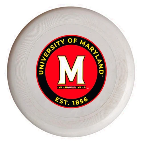 R and R Imports Maryland Terrapins Frisbee Flying Disc Officially Licensed Circle Design