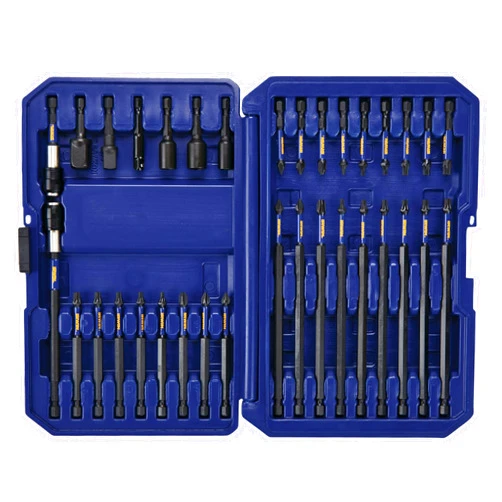 IRWIN Impact Screwdriving Bits, For Impact Driver and Rotary Driver, 34 Piece (IWAF1334)