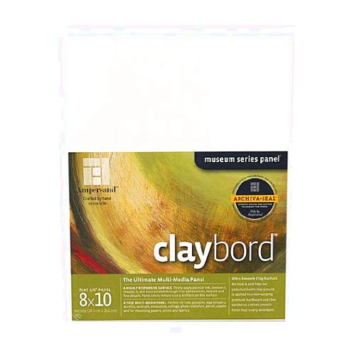Ampersand Claybord 8 in. x 10 in. Each [Pack of 2 ]