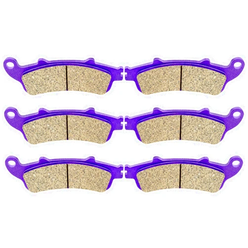 ECCPP Brake Pads Fit for honda VTX1800 All models 2002-2013 / GL1800 Goldwing All models 2001-2016/ CBR1100XX Blackbird 1997-2003, FA261 Front and Rear Brake Pads