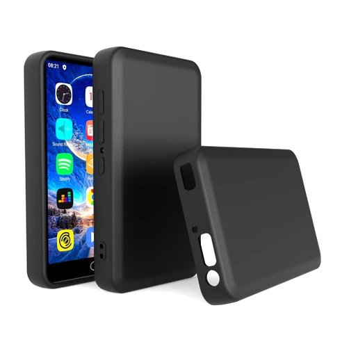 Fotosuncy MP3 MP4 Player Case for ZAQE M505 4.0 inch, Fotosuncy Slim Fit Soft TPU Matte Cover with Cleaning Cloth Black