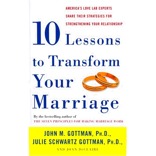 John M. Gottman,Julie Schwartz Gottman,Joan Declaire Ten Lessons to Transform Your Marriage: America's Love Lab Experts Share Their Strategies for Strengthening Your Relationship