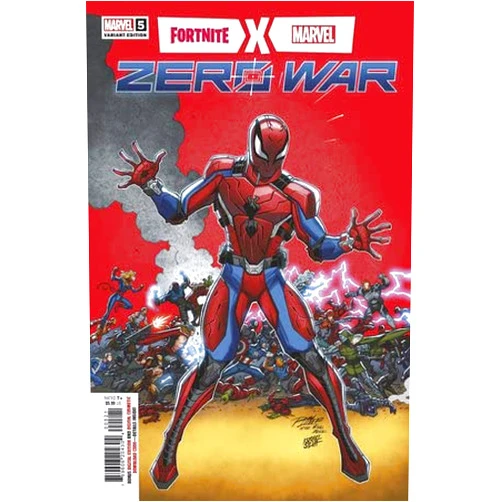By Christos Gage (Author) Fortnite X Marvel Zero War #5 Ron Lim VRNT FNL ISS