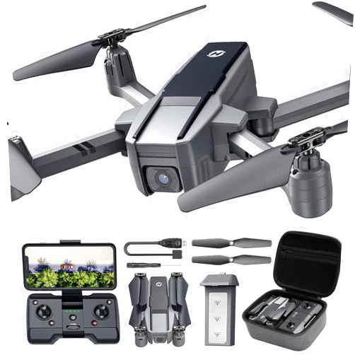 Holy Stone HS440D Drones with Camera for Adults 4K UHD Camera, Unger 249g with GPS Auto Return, Follow Me, Waypoints and Customized Carrying Case