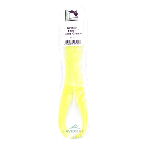 Hareline Krystal Flash Lime Green