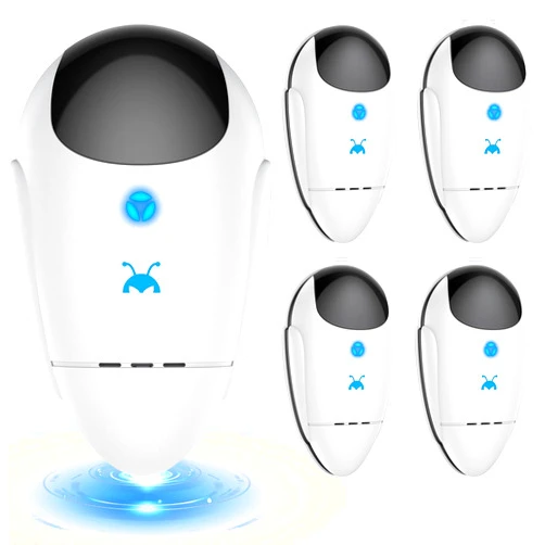 Neatmaster 2026 Upgraded Ultrasonic Repeller Pest & Insect Indoor Repeller, Pest Control for Roach, Rodent, Bugs, Mosquito, Mice, Spider, Ant, Electronic Plug in Mouse Repellent, 4 Packs