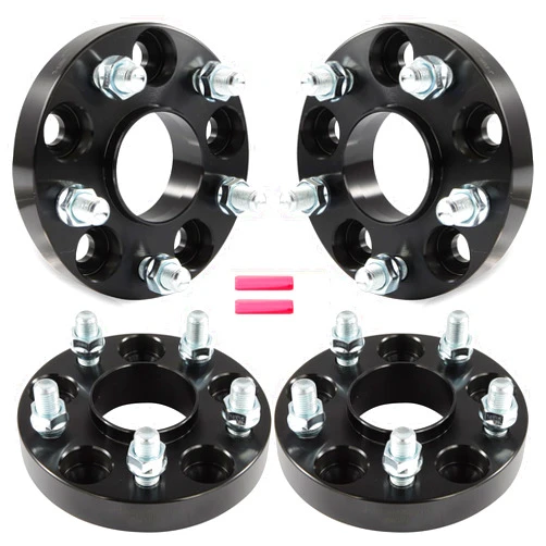 cciyu 4PCS 1 inch Wheel Spacers 5x4.5 to 5x4.5 14x1.5 Studs Hub Centric Compatible with 2017-2023 for 3 2020-2023 for Y