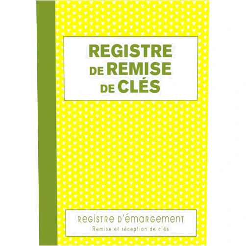 REGISTROMÉDIA ÉDITIONS Registre de Remise de Clés: Cahier d'émargement pour gérer la remise et la réception de clés et trousseaux de clés de vos bâtiments. (French Edition)
