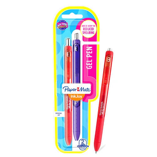 Paper Mate InkJoy Gel Pens, Medium Point, Assorted Colors, 2 Count