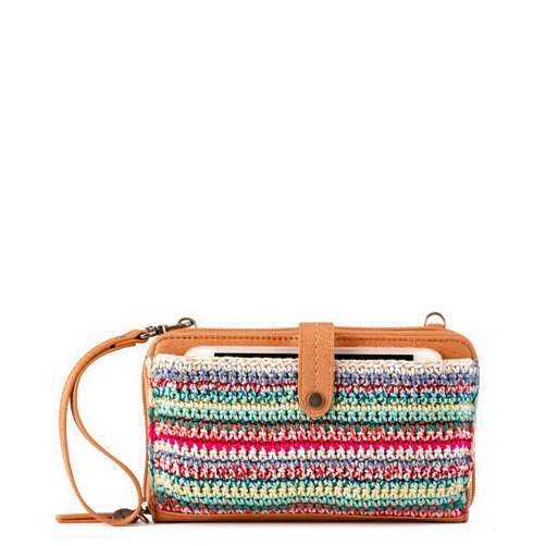 The Sak Iris Smartphone Crossbody Purse - Women's Cellphone Bag & Wallet For Everyday - Convertible Wristlet With Zipper