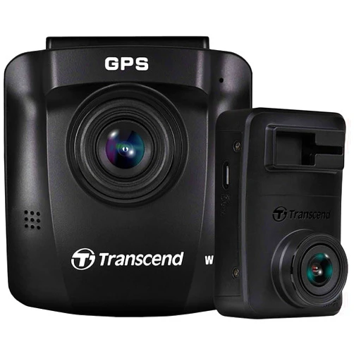 Transcend TS-DP620A-32G DrivePro 620 1440P 2K QHD 60fps Dual Dashcam with GPS, WiFi and Dual Mounts