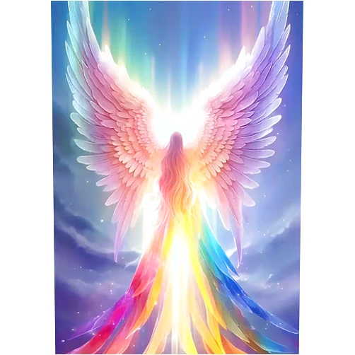 BYGFHLYW Rainbow Angel 5D Diamond Painting Kits for Adults Beginners,DIY Diamond Art Kit Full Round Drill,Paint by Diamonds Dot Gem Arts and Crafts Crystal Sets,Home Wall Decor 11.8x15.7inch