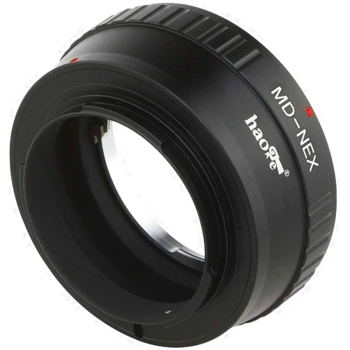 Haoge Lens Mount Adapter for Minolta Rokkor MD MC Lens to Sony E Mount NEX Camera Such as a3000 a3500 a5000 a5100 a6000 a6400 a6500 A7 A7R A7S A7II A7RII A7SII A7III A7RIII A9 VG20 VG30 FS700 FS7 FS5
