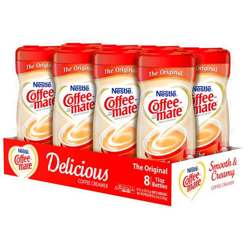 Cerfa Coffee-mate Original Powder Creamer, 11 oz (Pack of 8) Includes Cerfa Coffee Scoop