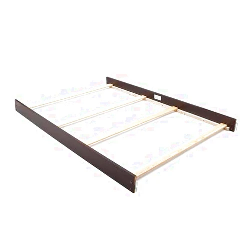 CC KITS Full-Size Conversion Kit Bed Rails Compatible with Simmons Kids Convertible Cribs by Delta Children - Solid Wood Rail - Toddler and Adult Bed Rail for Full-Size (Caffe, Hook-ON KIT)