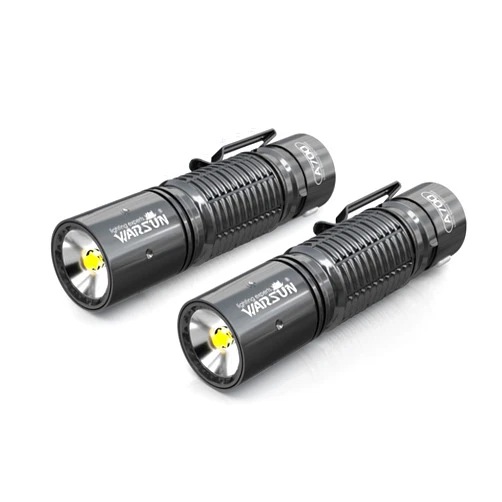 WARSUN Mini Work Light, Small Flashlight Rechargeable, Pocket led Flashlight, Compact Flashlight, 700LM with Type-C Charging, LED Flashlight, for Work, Daily Use, Emergency, Night Walk(2packs)