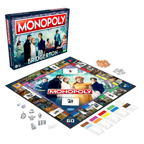 Hasbro Monopoly Bridgerton Edition, White.