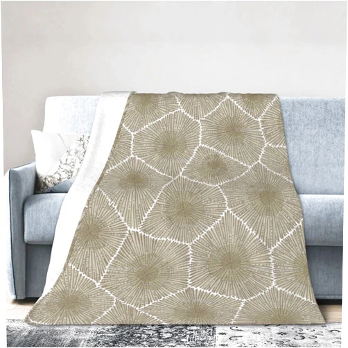 AABSTBFM Petoskey Stone Fleece Throw Blanket for Couch - Thick Fuzzy Warm Soft Blankets and Throws for Sofa, Bedroom Blanke 50x60 Inches